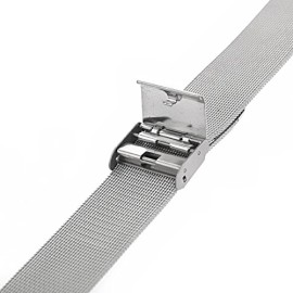 Pixnor 20mm réglable inox ultra-mince Mesh Band bracelet (argent) Pixnor 20mm réglable inox ultra-mince Mesh Band bracelet (argent) 6