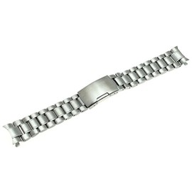 Pixnor-24mm-en-acier-inoxydable-Bracelet-Watch-Band-sangle-extrmit-droite-des-liens-solides-0-0