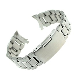 Pixnor 24mm en acier inoxydable Bracelet Watch Band sangle extrémité droite des liens solides Pixnor 24mm en acier inoxydable Bracelet Watch Band sangle extrémité droite des liens solides