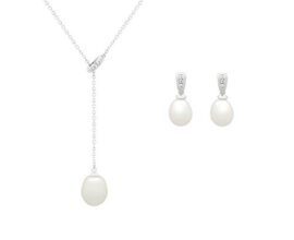 Précieuses Perles – Parure collier et boucles d’oreille – Argent 925 – Perle d’eau douce – AM95004 Précieuses Perles – Parure collier et boucles d’oreille – Argent 925 – Perle d’eau douce – AM95004