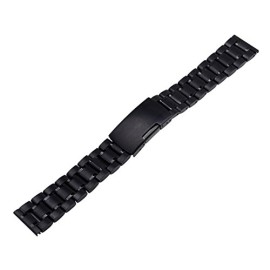 Ritche-Bracelet-de-montre-en-acier-inoxydable--fixation-droite-Noir-22-mm-0