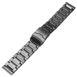 TOOGOO(R) 22mm Bande de Montre Bracelet Strap Rechange Deployante Double Boucle Inox Acier noir TOOGOO(R) 22mm Bande de Montre Bracelet Strap Rechange Deployante Double Boucle Inox Acier noir 3