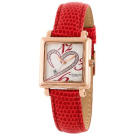 STUHRLING FEMME 28MM ROUGE CUIR BRACELET MINÉRAL VERRE MONTRE 253.1145H2 STUHRLING FEMME 28MM ROUGE CUIR BRACELET MINÉRAL VERRE MONTRE 253.1145H2 3