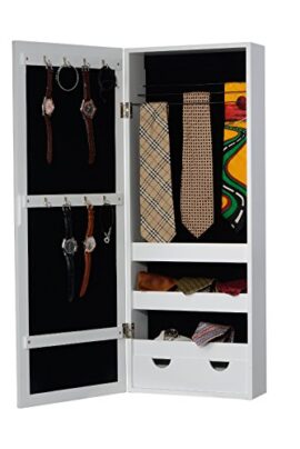 Schmuckwandschrank avec miroir style campagnard effet miroir plateforme miroir maquillage Schmuckwandschrank avec miroir style campagnard effet miroir plateforme miroir maquillage