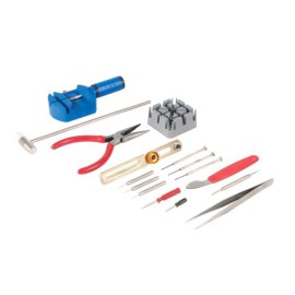 Silverline 870757 Ensemble de 16 outils d’horlogerie Silverline 870757 Ensemble de 16 outils d’horlogerie