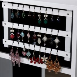 Songmics Armoire murale à bijoux avec cadre photo 56cm JBC59W Songmics Armoire murale à bijoux avec cadre photo 56cm JBC59W 4