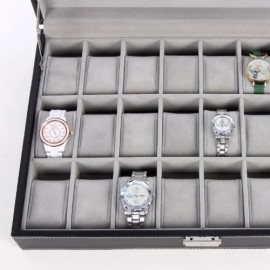 Songmics Présentoir coffret boîte à montre 24 montres JWB024 Songmics Présentoir coffret boîte à montre 24 montres JWB024 6