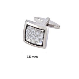 Swarovski-Elements-Patine-Argent-Boutons-de-Manchette-0-0