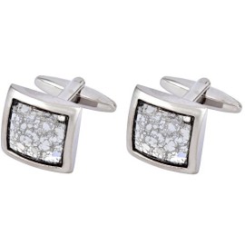 Swarovski-Elements-Patine-Argent-Boutons-de-Manchette-0