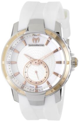 TECHNOMARINE UF6 FEMME 38MM BLANC CAOUTCHOUC BRACELET SAPHIR VERRE MONTRE 610009 TECHNOMARINE UF6 FEMME 38MM BLANC CAOUTCHOUC BRACELET SAPHIR VERRE MONTRE 610009