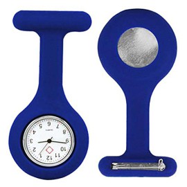 TRIXES-Montre–gousset-dinfirmire-en-silicone-avec-broche-bleu-marine-0-0