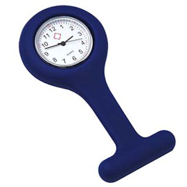 TRIXES-Montre–gousset-dinfirmire-en-silicone-avec-broche-bleu-marine-0-1