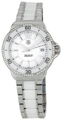 Tag-Heuer-Femme-Diamants-37mm-Blanc-Cramique-Bracelet-Montre-WAH1213BA0861-0