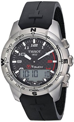 Tissot-Hommes-T0474204720700-T-Touch-II-Black-Montre-numrique-multifonction-0