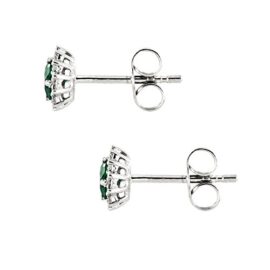 Tous mes bijoux – Boucles d’oreilles – Or blanc 18 cts – Émeraude – BODM01051 Tous mes bijoux – Boucles d’oreilles – Or blanc 18 cts – Émeraude – BODM01051 3