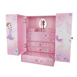 Trousselier Armoire Musicale Fée – Parme – Figurine Fée Trousselier Armoire Musicale Fée – Parme – Figurine Fée