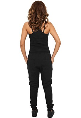 Urban-Classics-Damen-Sweatpants-Side-Zip-Leather-Pocket-0-1