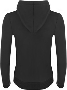 WearAll-Nouveau-Dames-Encapuchonn-Fermeture–glissire-Manches-Longues-Extensible-Poche-Hoodie-Top-Hauts-Femme-36-42-0-0