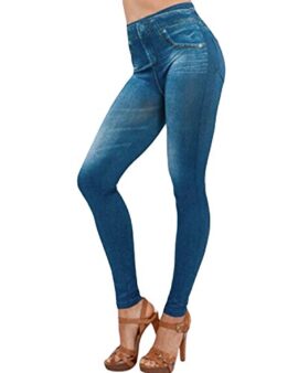 ZANZEA Femme Sexy Mince Leggings Jeans Skinny Crayon Pantalon Taille Haute Jambières ZANZEA Femme Sexy Mince Leggings Jeans Skinny Crayon Pantalon Taille Haute Jambières 2