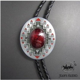 bolo tie cravate texane country cowboy western rouge flèche bolo tie cravate texane country cowboy western rouge flèche 2