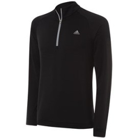 2015 Adidas 3-Stripes Moitié Zip Formation Toison Top Hommes Golf Cover-up 2015 Adidas 3-Stripes Moitié Zip Formation Toison Top Hommes Golf Cover-up 2