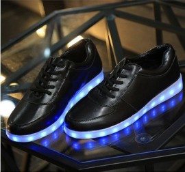 3STEAM-7-couleurs-de-recharge-USB-LED-clairs-Couple-lumineux-Souliers-simple-Sneakers-pour-Unisex-Hommes-Femmes-noir-0-0