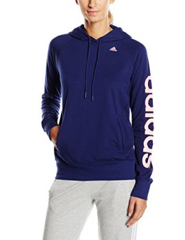 Adidas-pull–capuche-pour-femme-avec-logo-de-sport-pour-homme-essentials-linear-L-Bleu-Night-SkyLight-Flash-Red-S15-0