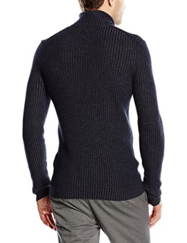 Benetton-Ribbed-Slim-Fit-Cashmere-Mix-Pull-Homme-0-0