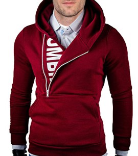 BetterStylz-Dennis-Sweat-shirt--capuche-en-Laine-Manches-longues-Col-demi-fermeture-clair-UNI-Homme-diff-couleurs-S-XXL-0