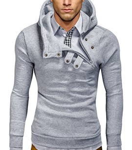 BetterStylz Paco Sweat-shirt à capuche en Laine Manches longues avec col haut UNI Homme diff. couleurs S-XXL BetterStylz Paco Sweat-shirt à capuche en Laine Manches longues avec col haut UNI Homme diff. couleurs S-XXL