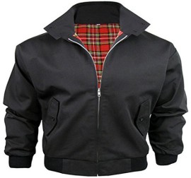 Bomber-pour-homme-Style-rtrotrendy-Motif-Harrington-0