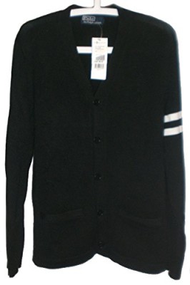 CARDIGAN GILET RALPH LAUREN SWEATER NOIR M NEUF CARDIGAN GILET RALPH LAUREN SWEATER NOIR M NEUF 2