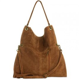 CASPAR TL757 Sac à main femme en véritable daim CASPAR TL757 Sac à main femme en véritable daim 4