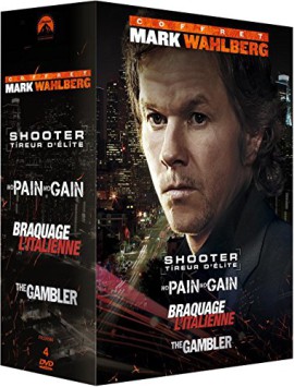 Coffret Mark Wahlberg : No Pain No Gain + The Gambler + Shooter + Braquage à l’italienne Coffret Mark Wahlberg : No Pain No Gain + The Gambler + Shooter + Braquage à l’italienne