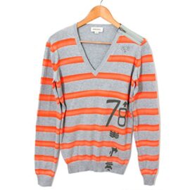 DIESEL pull en maille K-JOVEN hommes Gris orange – S DIESEL pull en maille K-JOVEN hommes Gris orange – S 3