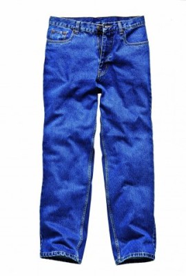 Dickies-WD1693-BU-Jeans-de-travail-Dlavage-Stonewashed-Bleu-moyen-Bleu-jeans-0