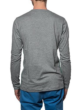 Diesel Hommes manches longues UMLT Justin-shirt col rond – Gris melange Diesel Hommes manches longues UMLT Justin-shirt col rond – Gris melange 3