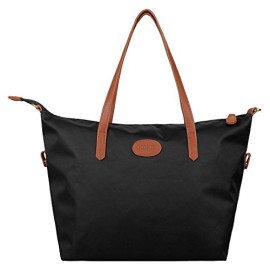 Ecosusi-Sac-de-Plage-Nylon-Sac-a-Main-de-Cour-pour-femme-Sac-fourre-tout-Sac-caba-0