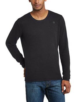 G-Star-Lock-R-Knit-Pull-Col-ras-du-cou-Manches-longues-Homme-0