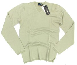 GUESS-Premium-homme-v-neck-pull-over-army-beigekaki-0