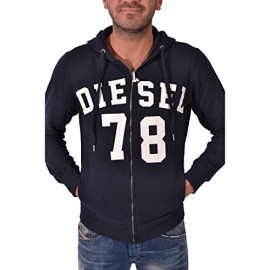 Gilet Diesel Gunter Felpa Bleu Gilet Diesel Gunter Felpa Bleu