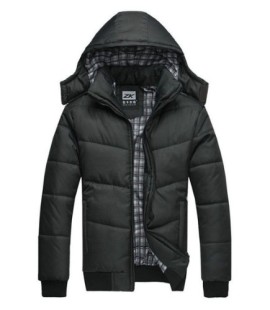 Imixcity Hommes Blouson Noir Veston Manteau Doudoune Coton Veste Parka Capuche Hiver Imixcity Hommes Blouson Noir Veston Manteau Doudoune Coton Veste Parka Capuche Hiver