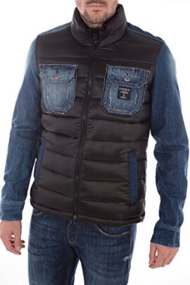 Kaporal – Doudoune veste en jeans Chico noir homme hiver 2015 Kaporal – Doudoune veste en jeans Chico noir homme hiver 2015