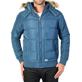 Kaporal – Homme – Blouson doudoune à capuche Notus bleu pétrole hiver 2016 Kaporal – Homme – Blouson doudoune à capuche Notus bleu pétrole hiver 2016