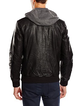 Kaporal-Nygel-Veste-en-cuir-Manches-longues-Homme-0-0