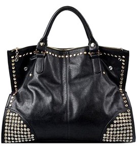 Keral Big Bag Dames Rivets Sac Sac À Bandoulière Femme Sac À Main Keral Big Bag Dames Rivets Sac Sac À Bandoulière Femme Sac À Main