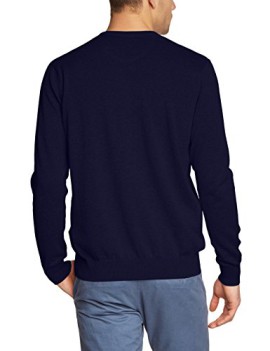 LACOSTE-Homme-Pull-col-V-noir-Basic-pour-homme-0-0