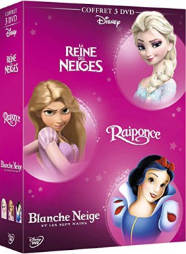 La Reine des neiges + Raiponce + Blanche Neige et les sept nains La Reine des neiges + Raiponce + Blanche Neige et les sept nains