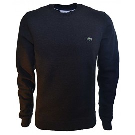 Lacoste Men’s Charcoal Marl Sweatshirt Lacoste Men’s Charcoal Marl Sweatshirt 2