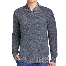 Levi Strauss Marled – Pull – Uni – Col châle – Manches longues – Homme Levi Strauss Marled – Pull – Uni – Col châle – Manches longues – Homme 2